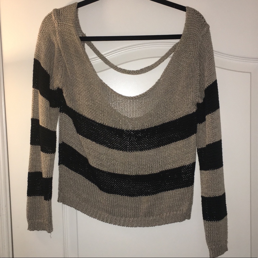 Brandy Melville Off the Shoulder Crop Sweater